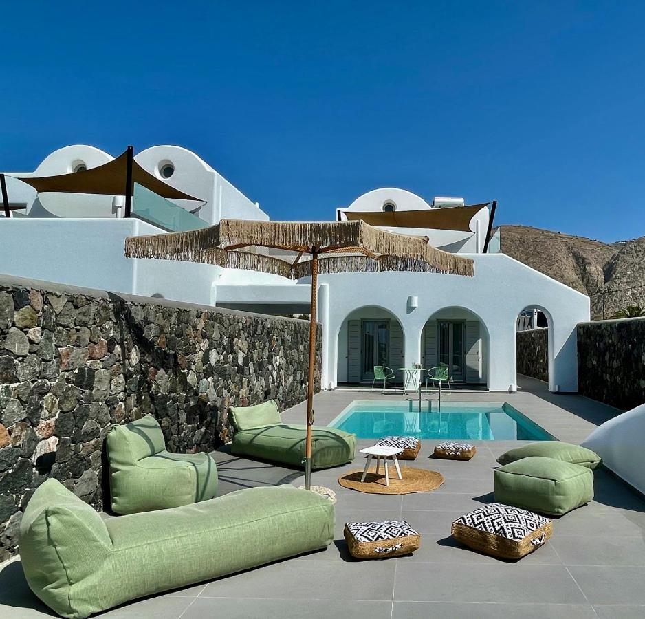 Modern Dome Homes Of Santorini 페리사 외부 사진