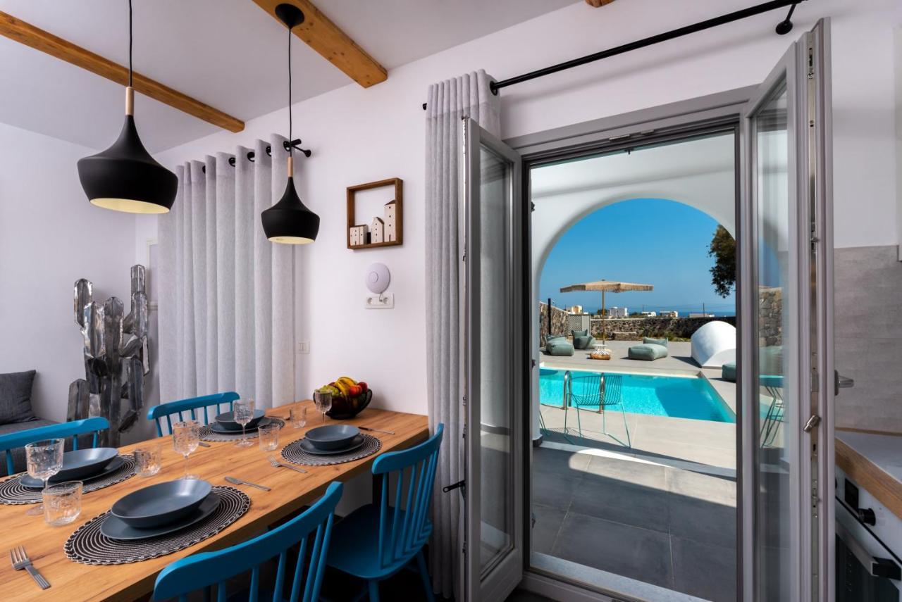 Modern Dome Homes Of Santorini 페리사 외부 사진