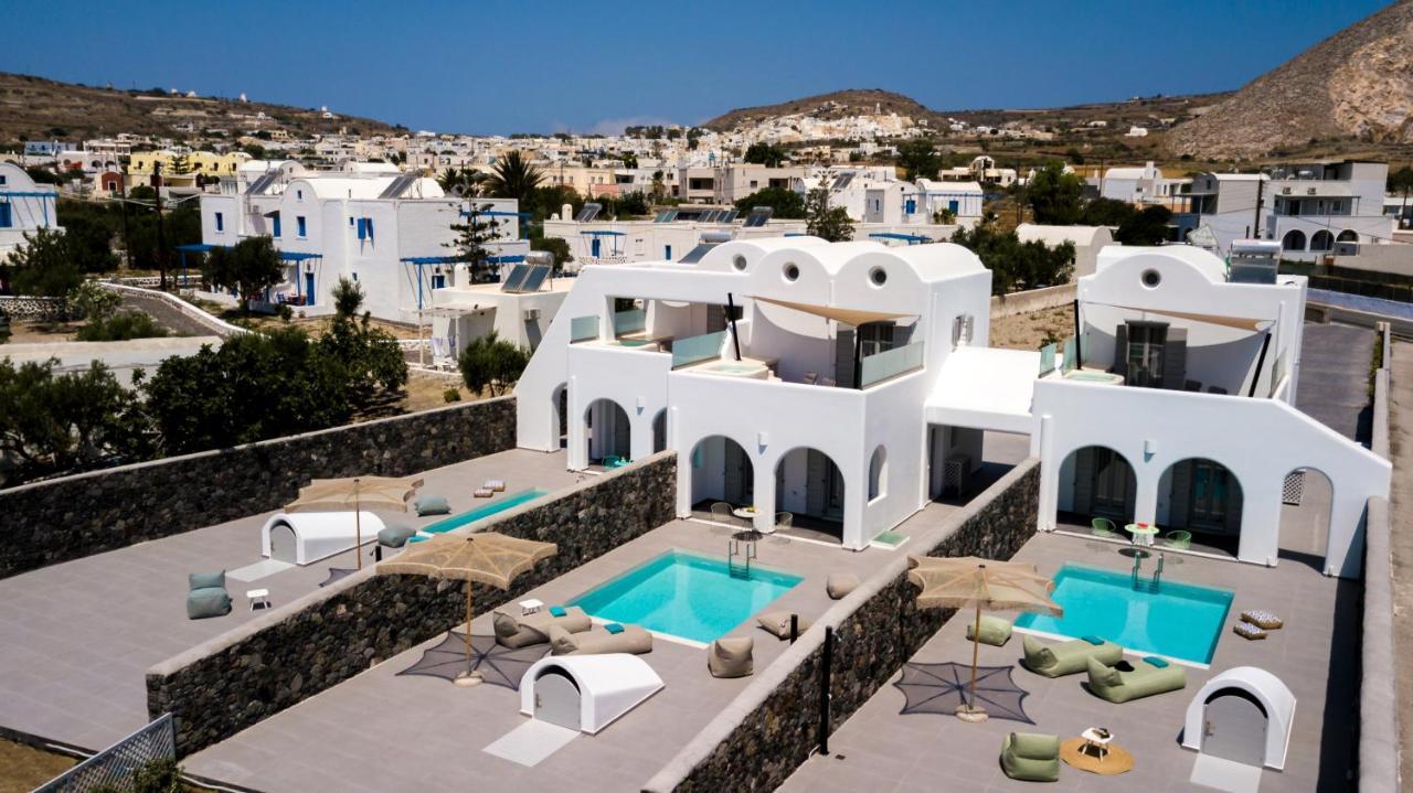 Modern Dome Homes Of Santorini 페리사 외부 사진