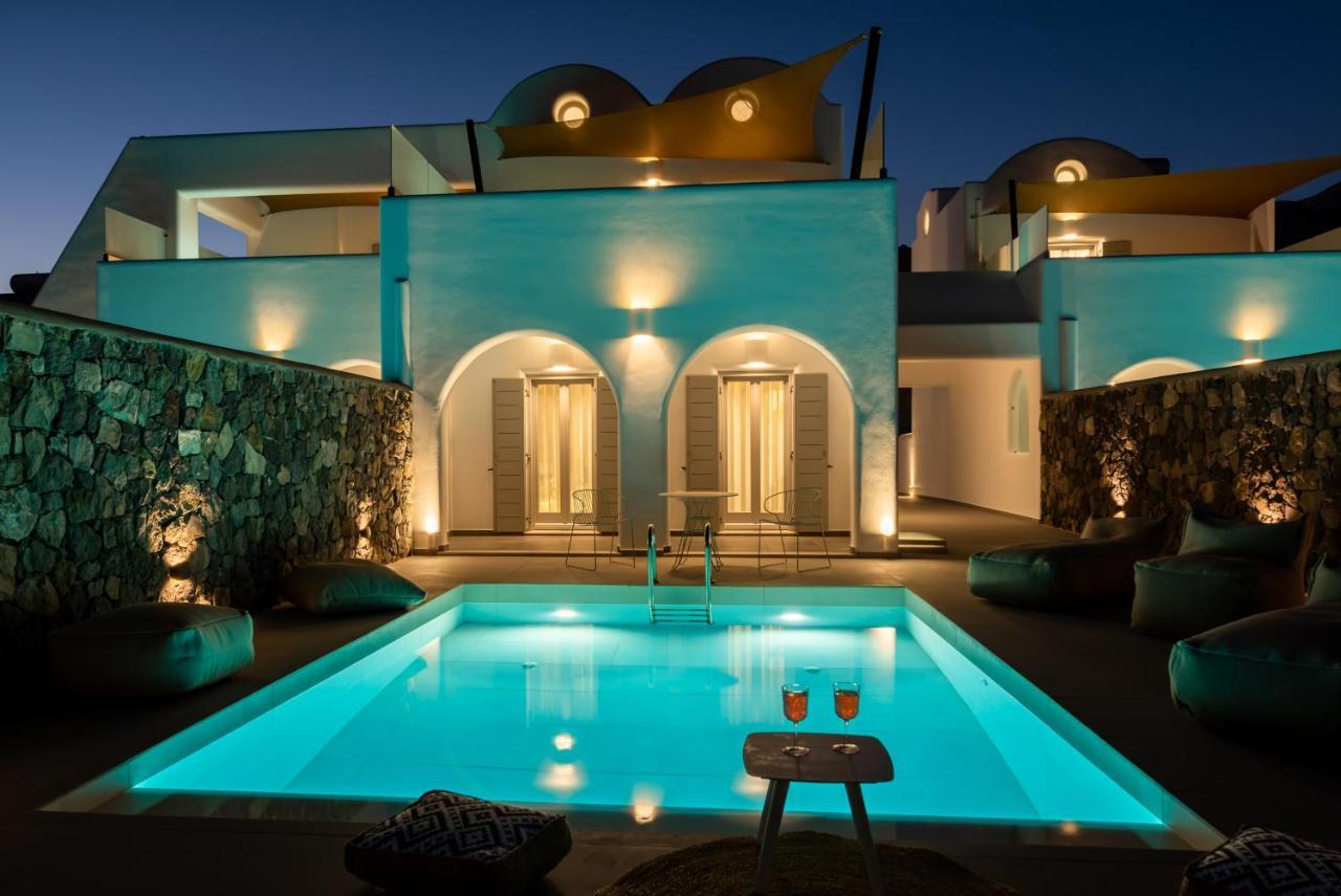 Modern Dome Homes Of Santorini 페리사 외부 사진