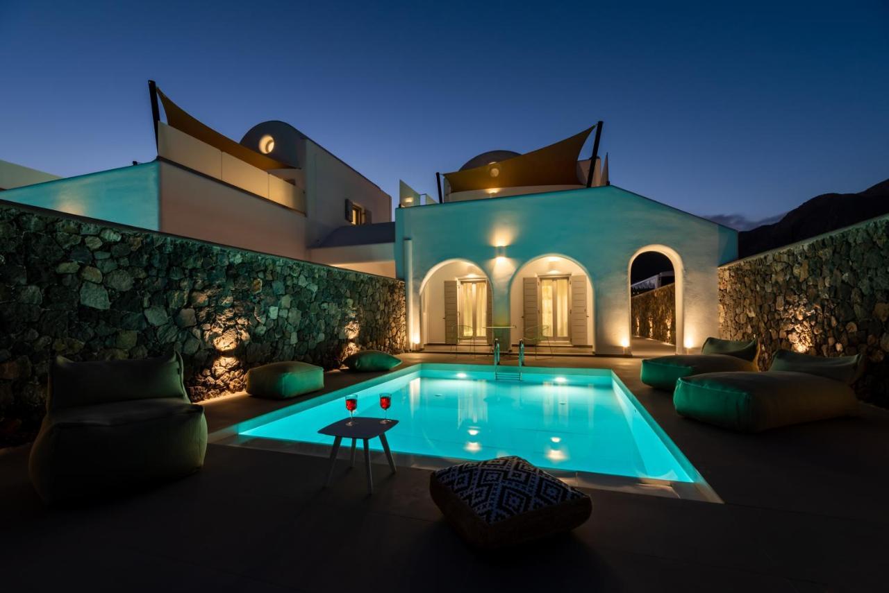 Modern Dome Homes Of Santorini 페리사 외부 사진