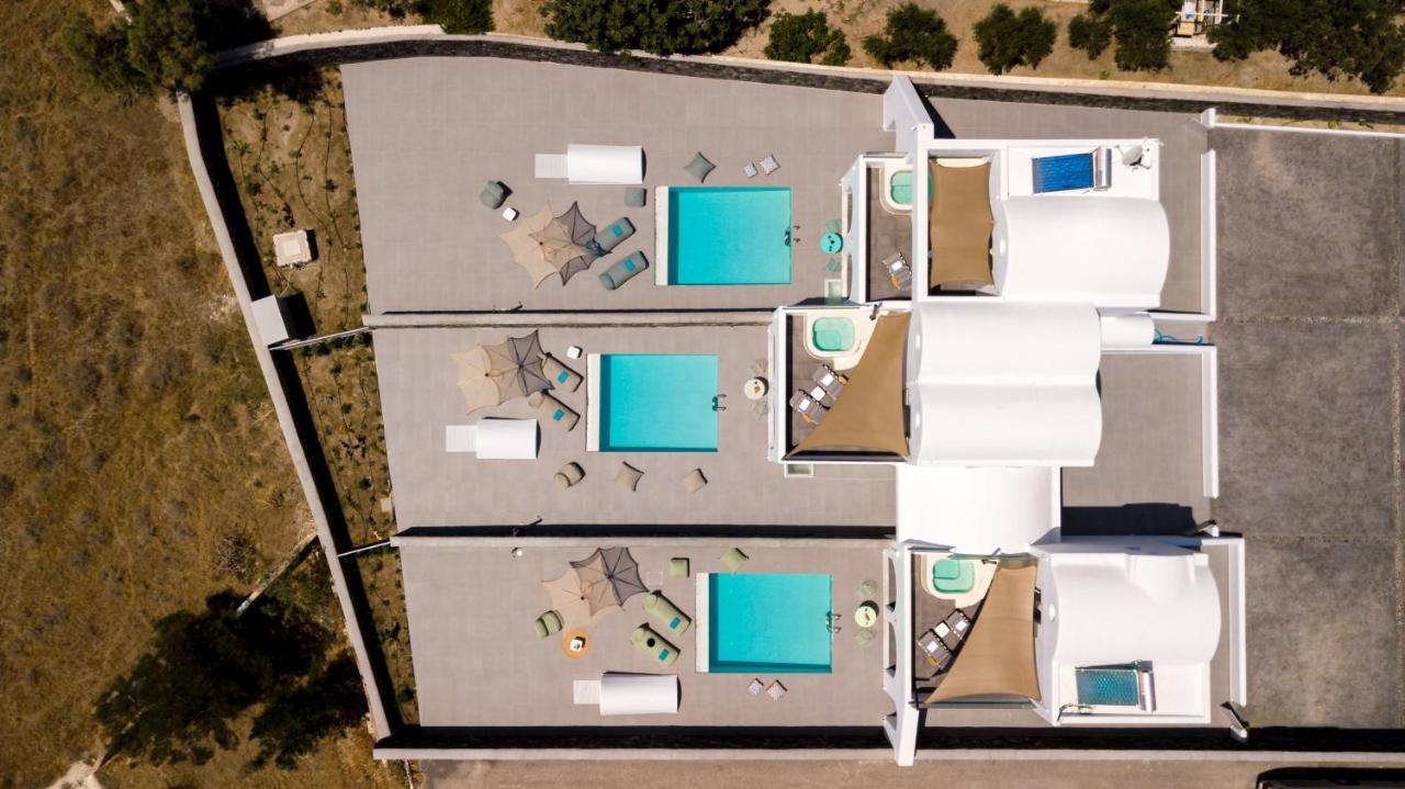 Modern Dome Homes Of Santorini 페리사 외부 사진