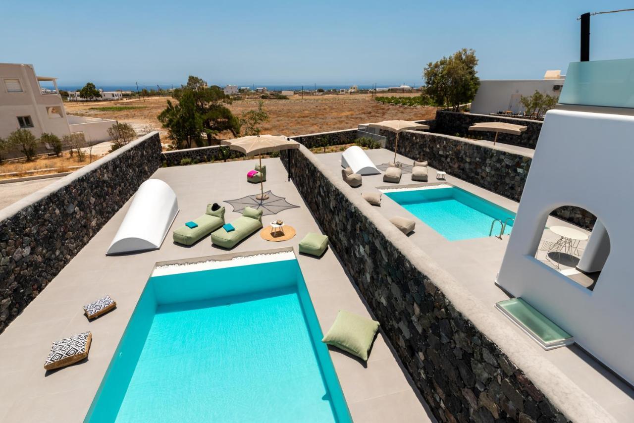 Modern Dome Homes Of Santorini 페리사 외부 사진