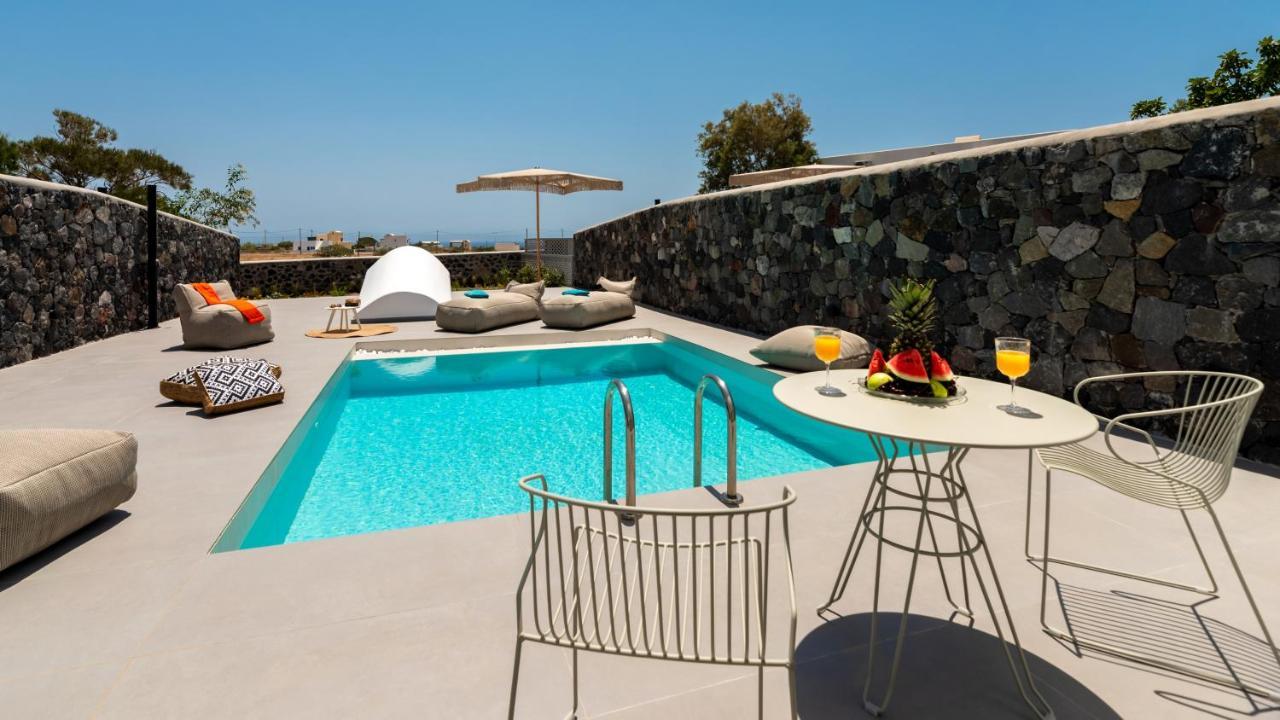 Modern Dome Homes Of Santorini 페리사 외부 사진